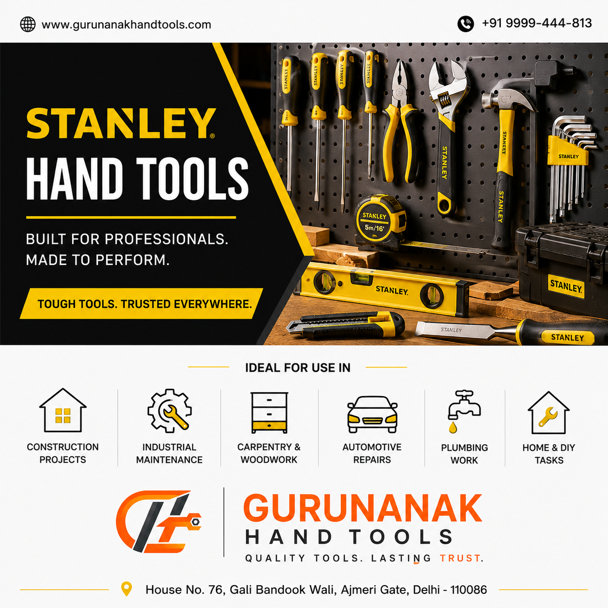 Stanley Hand Tools in Delhi India